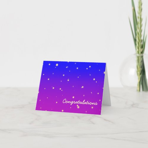 Starfield Congratulations Card