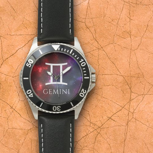 Starfield Gemini Twins Western Zodiac Watch