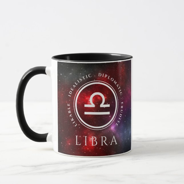 Starfield Libra Scales Western Zodiac Mug (Left)