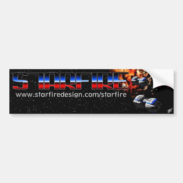 Starfire Bumper Sticker 2 (Front)