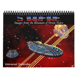 Starfire Calendar: Khanate of Orion Navy Calendar