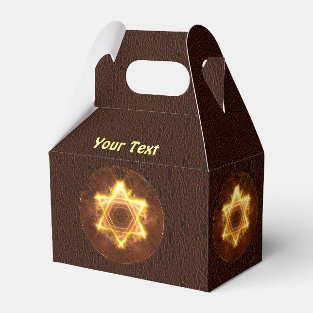 Starfire Fractal Favor Boxes (Front Side)