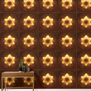 Starfire Fractal Star Of David Wallpaper