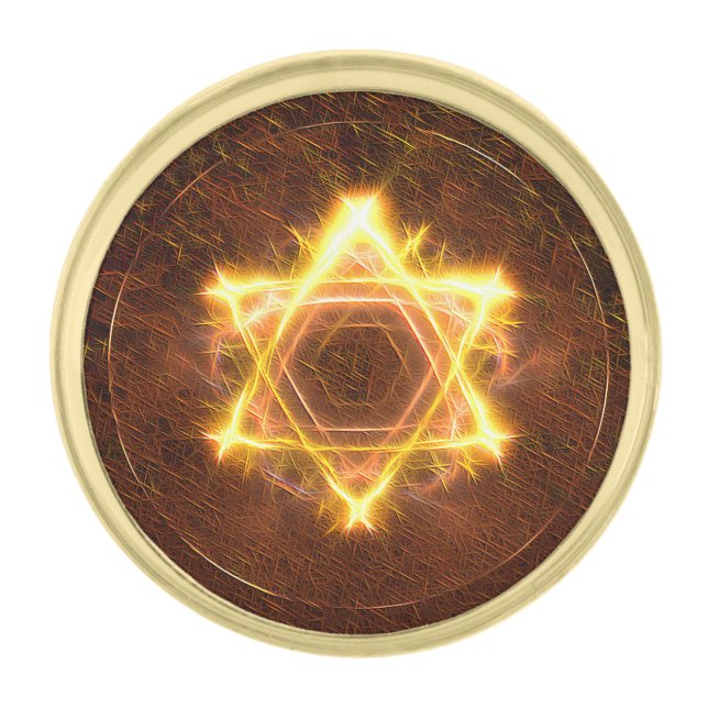 Starfire Gold Finish Lapel Pin (Front)