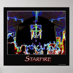 Starfire on Fire Poster