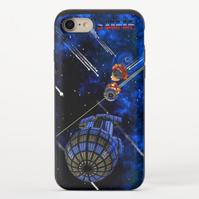 STARFIRE Warp Point Assault Uncommon iPhone Case (Back)