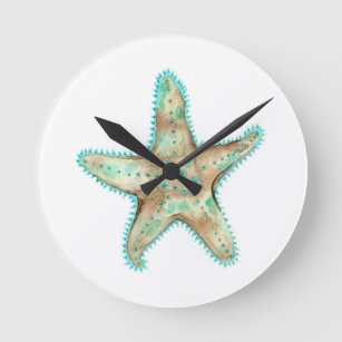 Starfish Acrylic Wall Clock