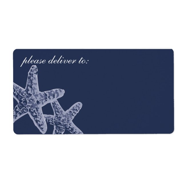 starfish address label (Front)