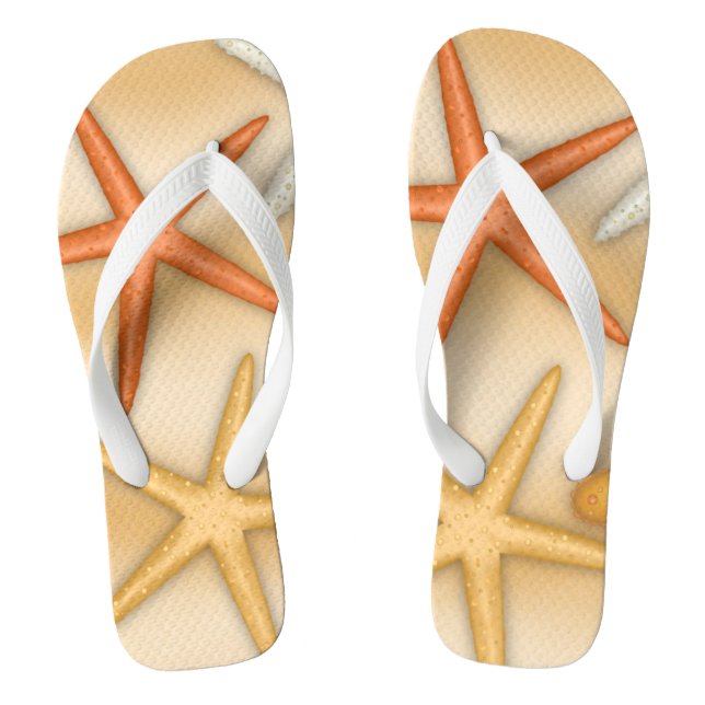 Starfish Adult Flip Flops (Footbed)