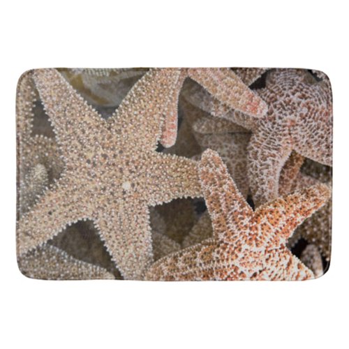 Starfish all around bathroom mat