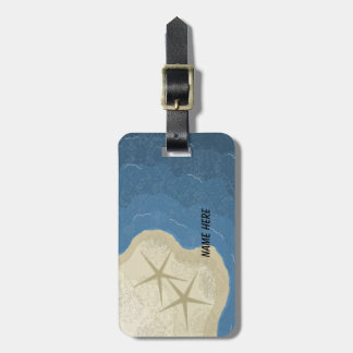 Starfish and a Blue Ocean Luggage Tag