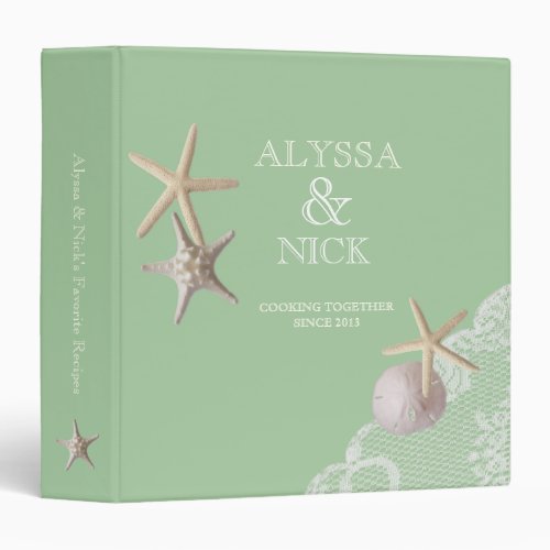 Starfish and Lace Beach Recipes Binder