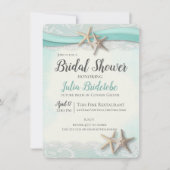 Starfish and Lace Bridal Shower Invitation (Front)