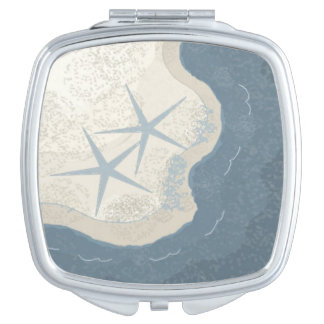 Starfish and Ocean Vanity Mirror