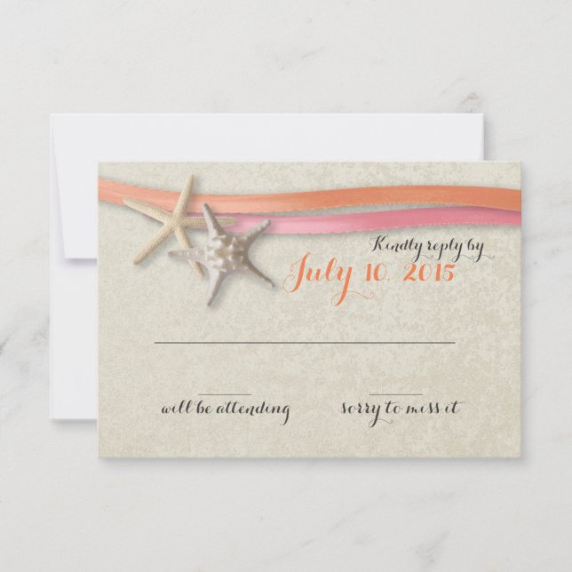 Starfish and Ribbon Coral and Pink Response (Front)