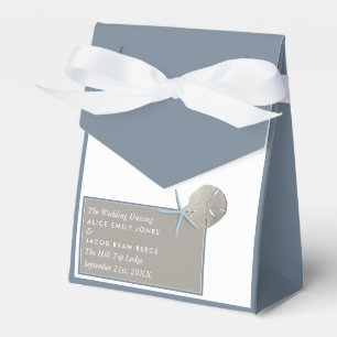 Starfish and Sand Dollar - Beach Wedding Favor Boxes