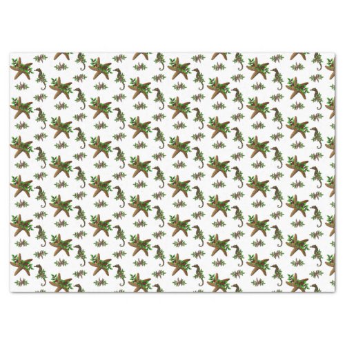 Starfish and Sea Horses Christmas Tissue Paper