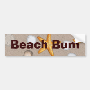 Starfish and Seashells Beach Theme Gifts Bumper Sticker