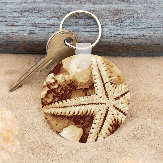 Starfish and Seashells Keychain (Creator Uploaded)