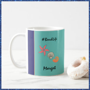 Starfish and Seashells Ocean Beach Life Coffee Mug