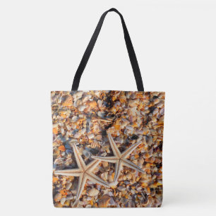 Starfish and Seashells Tote Bag