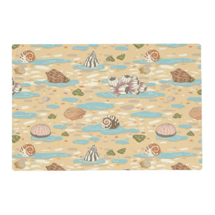 Starfish and Seashore Laminated Placemat