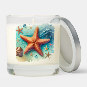 Starfish and Shells The Beach Is My Peace Scented Candle