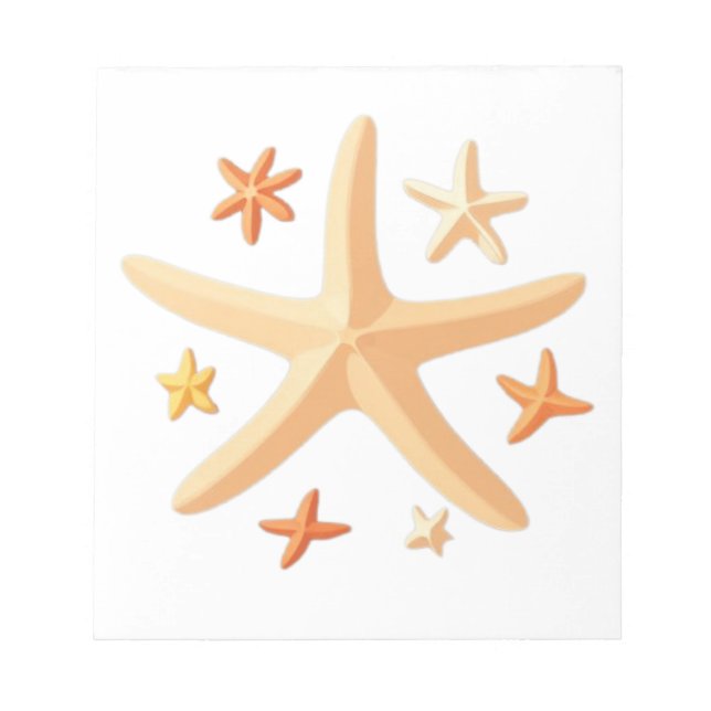 Starfish and the Small Ones Notepad (Front)