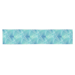 Starfish Aqua Blue Sea Beach Table Runner