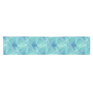 Starfish Aqua Blue Sea Beach Table Runner