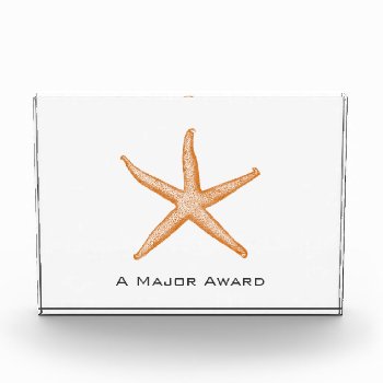 Starfish Award by TerryBain at Zazzle