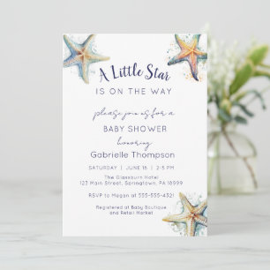 STARFISH Baby Shower Invitation