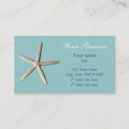Starfish Beach Business Card