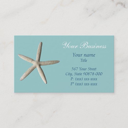 Starfish beach Business Card