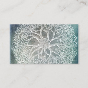 Starfish Beach Decor Blue Watercolor Teal Indigo Business Card