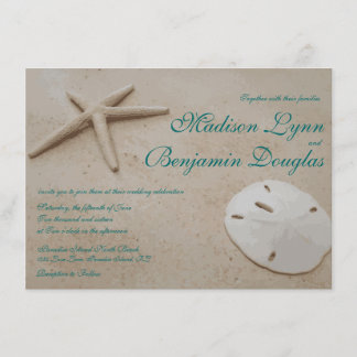 Starfish Beach Destination Wedding Invitations