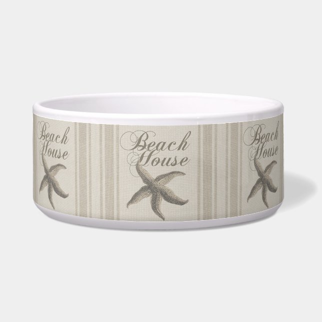 Starfish Beach House Seashore Coastal Bowl (Front)
