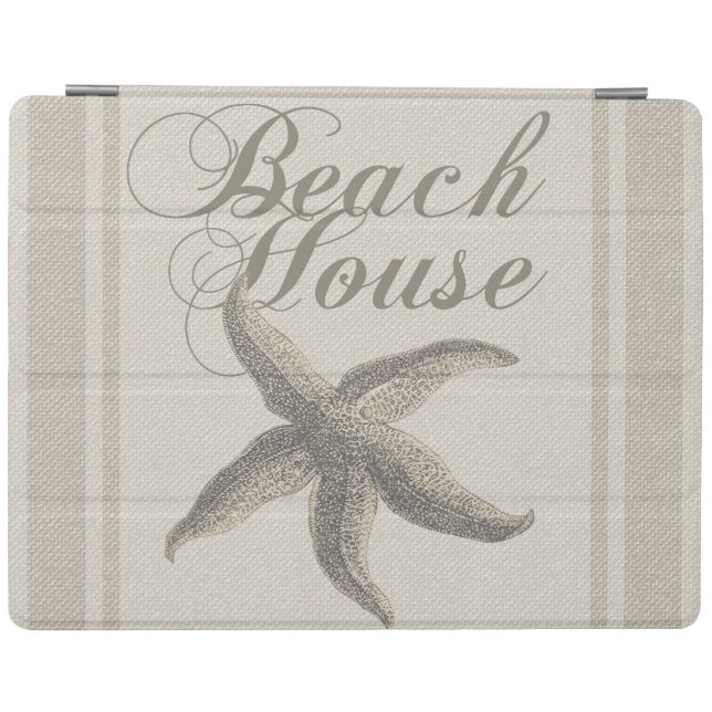 Starfish Beach House Seashore Coastal iPad Smart Cover (Horizontal)