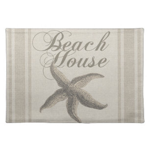 Starfish Beach House Seashore Coastal Placemat