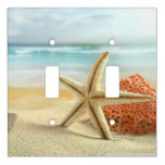 Starfish Beach Image Light Switch Cover at Zazzle