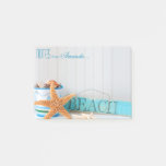 Starfish Beach Personalized Post-it Notes at Zazzle