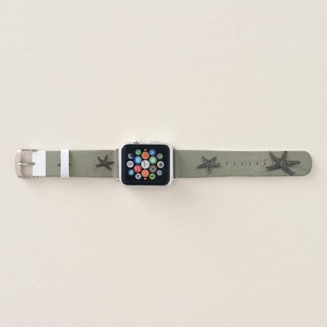 Starfish Beach Sand Apple Watch Band (Front)