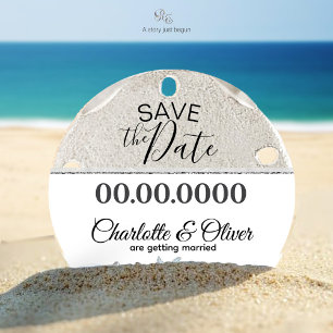 Starfish Beach Save the Date Coastal Magnet
