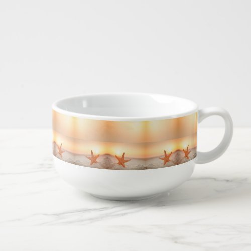 Starfish Beach Soup Mug