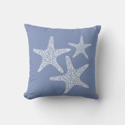 Starfish beach  summer nautical  design outdoor pillow