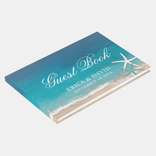 Starfish Beach Summer Wedding Guest Book