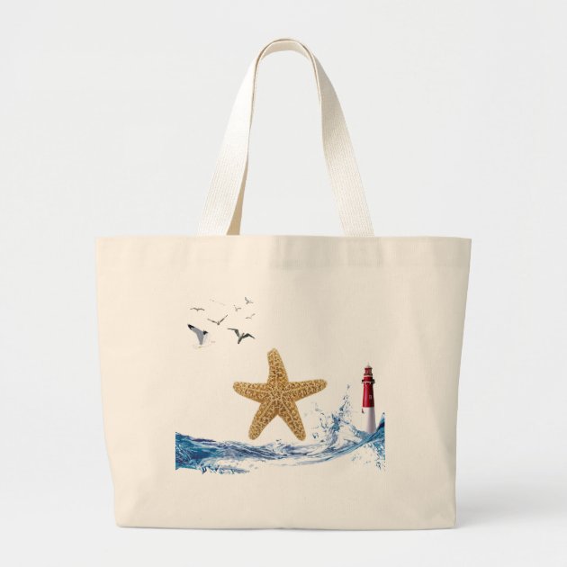 starfish beach bag