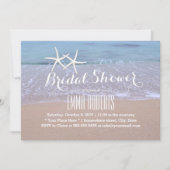 Starfish Beach Wedding Bridal Shower Invitation (Front)