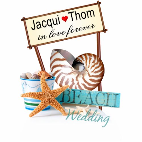 Starfish Beach Wedding CONTACT ME TO PERSONALIZE Statuette