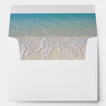 Starfish Beach Wedding Envelope by atteestude at Zazzle